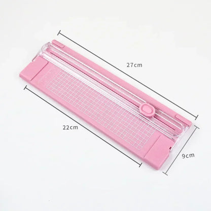 A4 Bidirectional Cutting Paper Cutter with Pull-out Ruler for Photo Trimmers Scrapbook Lightweight Cutting Mat Machine