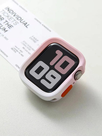 Bumper Soft Silicone Case For Apple Watch 11 10 9 8 7 6 SE 5 Anti-drop Matte Cover For iwatch 49mm 41mm 42mm 46mm 40mm 44mm 4