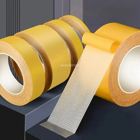 Extra Strong Double Sided Adhesive Tape Grid Super Strong Waterproof Mesh Carpet Tape Fixation Bookbinding Home Improvement