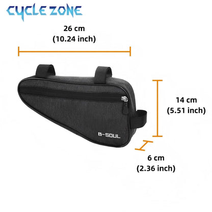 Bicycle Triangle Bag Bike Front Tube Frame Saddle Storage Bags MTB Cycling Pouch Durable Bike Versatile Bag Bicycle Accessori