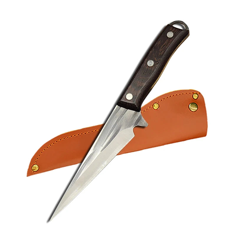 Forged Boning Knife Kitchen Cleaver Chef Paring Knife Butcher Knife Cooking Barbecue Fishing Cutting Tools with Cover