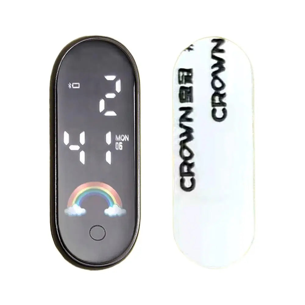 Luminous Motorcycle Car Clock Auto Internal Stick-On Mini Sport Waterproof Watch Mechanics Led Clocks Auto Ornament Accessori