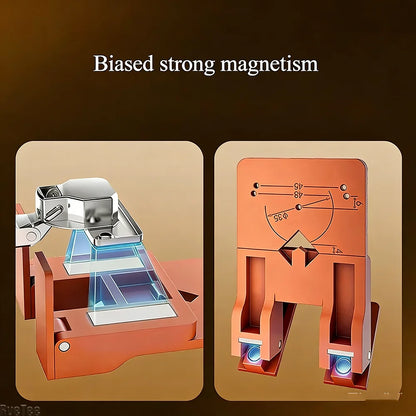 Magnetic Fixing Plate Hinge Installation Fixing Plate Portable Fixator Woodworking Cabinet Door Hinge Mounting Auxiliary Tool