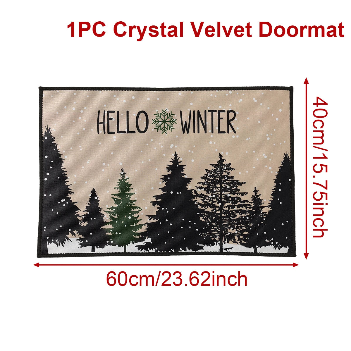 Christmas Doormat Merry Christmas Decorations for Home 2025 Navidad Natal Outdoor Floor Carpet Xmas Ornament New Year Gift 20