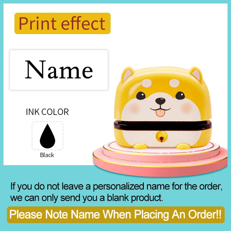 Personalized Name Stamp Set - Custom Waterproof Seal for Organizing Clothes,Shoe,School Supplies,Durable Back To School Gift