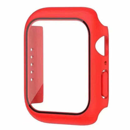 Glass+Cover For Apple Watch case 44mm 40mm 41 42 45 mm 49mm 46mm Screen Protector iWatch series Ultra 10 9 8 7 6 SE 5 Accesso