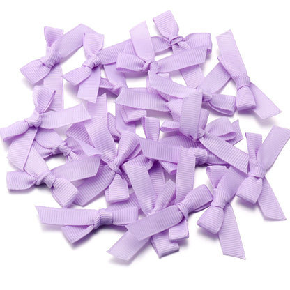 50 Pcs/Lot 4*3.5cm Fresh Pink Ribbon Bows Small Size Satin Ribbon Bow Flower Craft Decoration Handwork DIY Party Decoration -