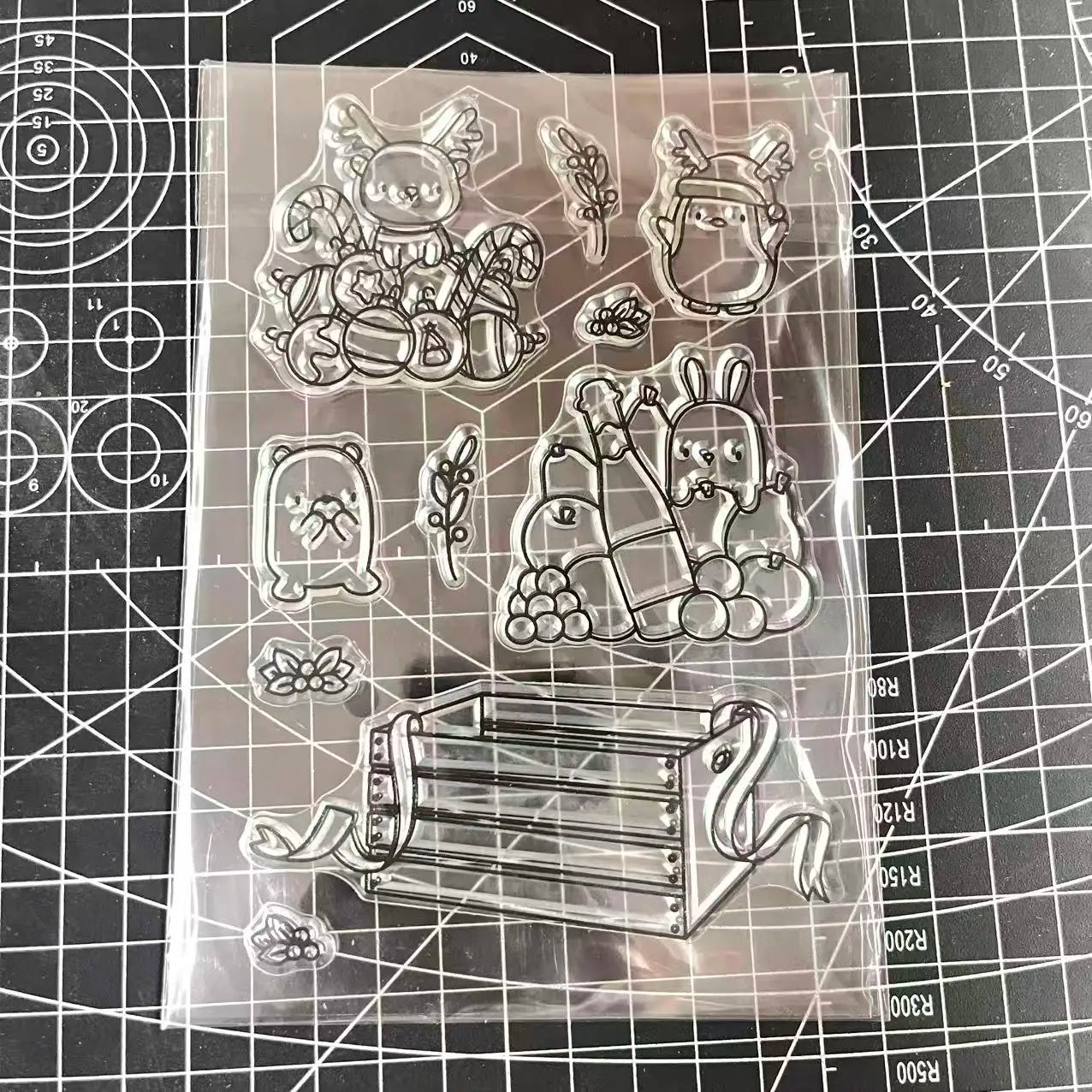 2026 New A6 Clear Stamps Identity Card Design DIY Scrapbook Journal Album Card Making Supplies - only stamp 23