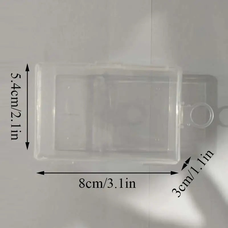 Mini Plastic Box Rectangular Box Translucent Box Packing Box Storage Box Dustproof Solid Strong Jewelry Storage Case Containe