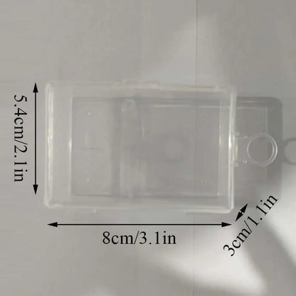 Mini Plastic Box Rectangular Box Translucent Box Packing Box Storage Box Dustproof Solid Strong Jewelry Storage Case Containe