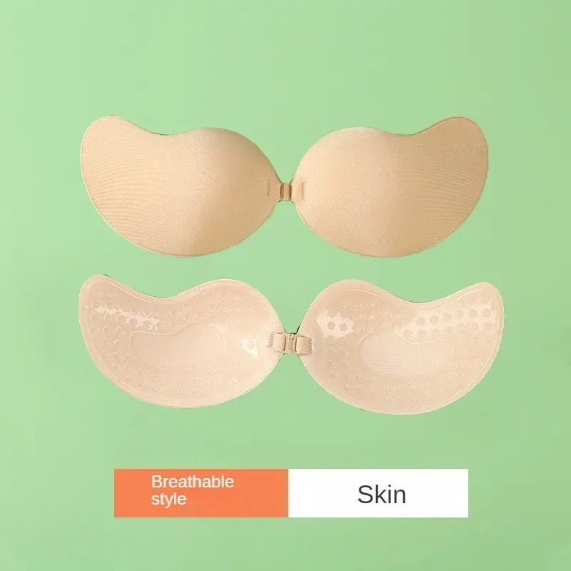 Invisible Strapless Adhesive Stick Bra Breast Tape Push Up Bras Women Lingerie Seamless Silicone Nipple Covers Bralette Pasti