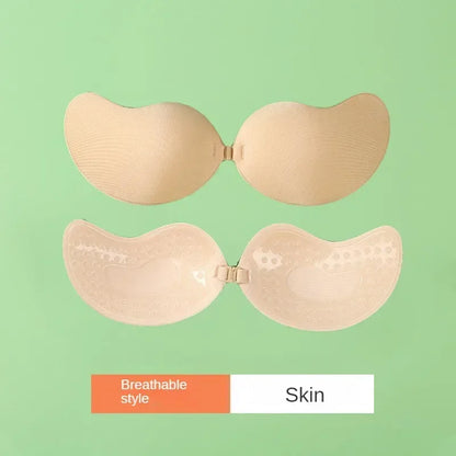 Invisible Strapless Adhesive Stick Bra Breast Tape Push Up Bras Women Lingerie Seamless Silicone Nipple Covers Bralette Pasti