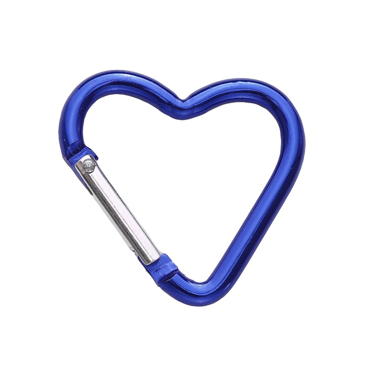 1 Pc Carabiner Rock Aluminum Mountain Buckle Star/Heart/D/Bone Shape Locking Clasp Keychain Multifunction Tools Jewelry Findi
