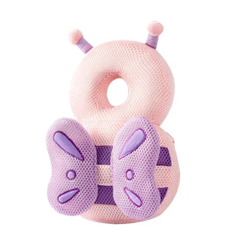 1-3T Toddler Baby Head Protector Safety Pad Cushion Back Prevent Injured Angel Bee Cartoon Security Pillows Protective Headge