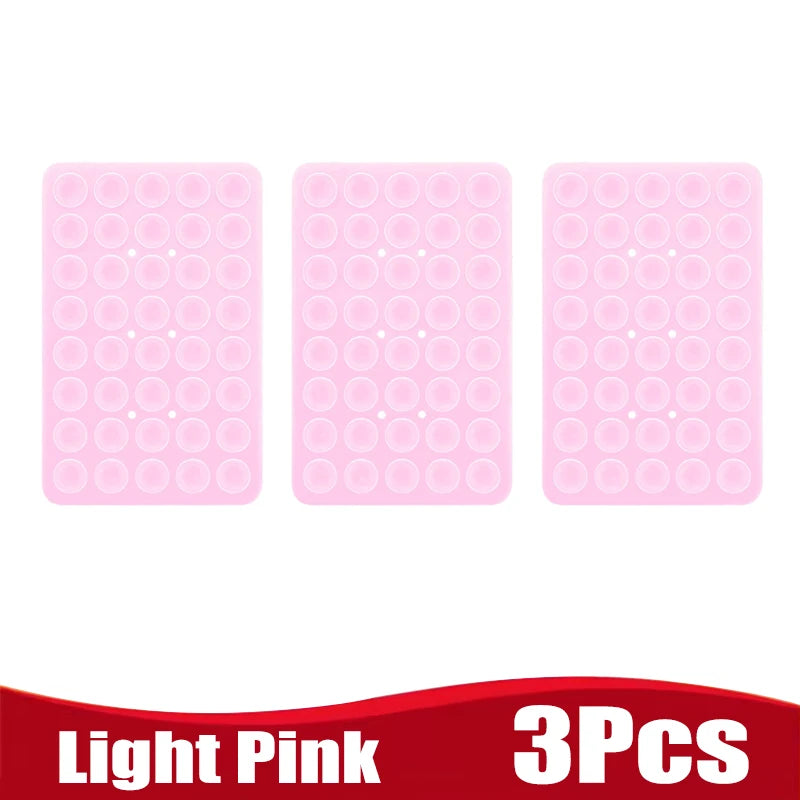 Silicone Suction Cup Phone Holde Multifunctional Fixed Anti-slip Mobile Fixture Double Sided Detachable Phone Rubber Sucker P
