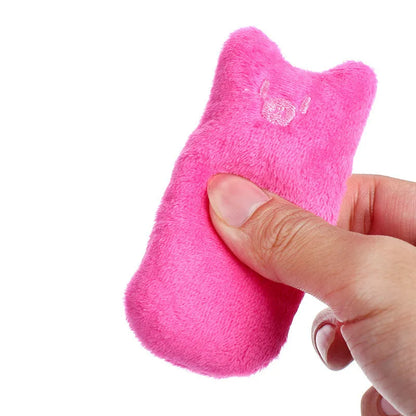 1 Pc Random Color Catnip Cat Toys Pillow Interactive Cat Toy Catnip Pet Supplies Pillow Thumb Teeth Grinding Bite Mint Cat To