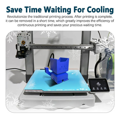 Cold Plate For Bambu Lab X2D/P2S/X1/P1P/A1 Series 256x256mm Spring Steel Double-sided Printing Bambulab Build Plate 3D Printe