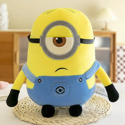 Cute Minions Movie Characters Yellow Plush Toys Bob Stuart In Jeans Soft Dolls Toys & Hobbies Christmas Birthday Gift 1pcs - 