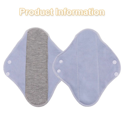 6Pcs Diaper Washable Menstrual Cloth Pads Reusable Graphene Sanitary Napkin Soft 23CM Nursing Pad for Women Pantyliner