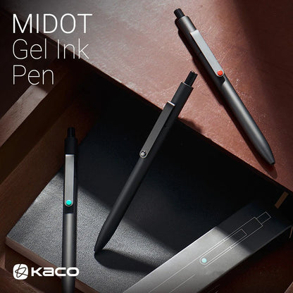 KACO 0.5mm MIDOT Gel Ink Pens, Quick-drying Press Smooth Writing Pen, High Volume for Taking Exams Grading Homework Doing Pap