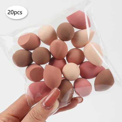 10/20/30/50/100Pcs Mini Makeup Sponge, Expands When Exposed to Water, Suitable for All Skin Types - 20Pcs B