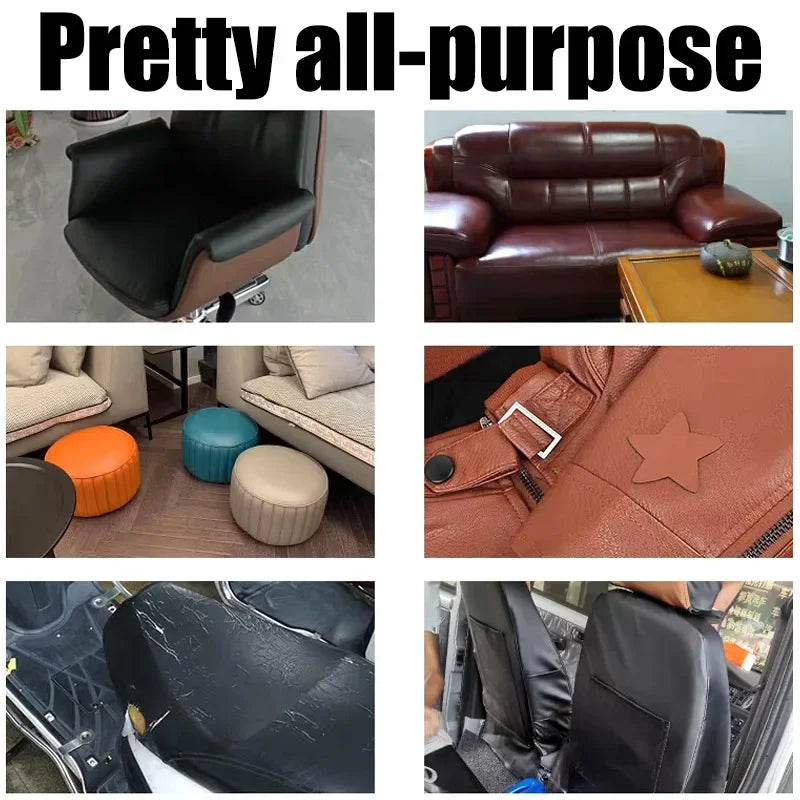 Leather Repair Tape Self Adhesive Leather Repair Patch Sofas Couch Furniture Car Seat Cuttable Refinisher for Home Restaurant