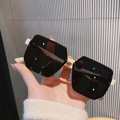 Big Frame Vintage Sunglasses Women Men Brand Square Sun Glasses Retro Eye Glasses Goggle for Male Female Polygon Sunglasses ﻿