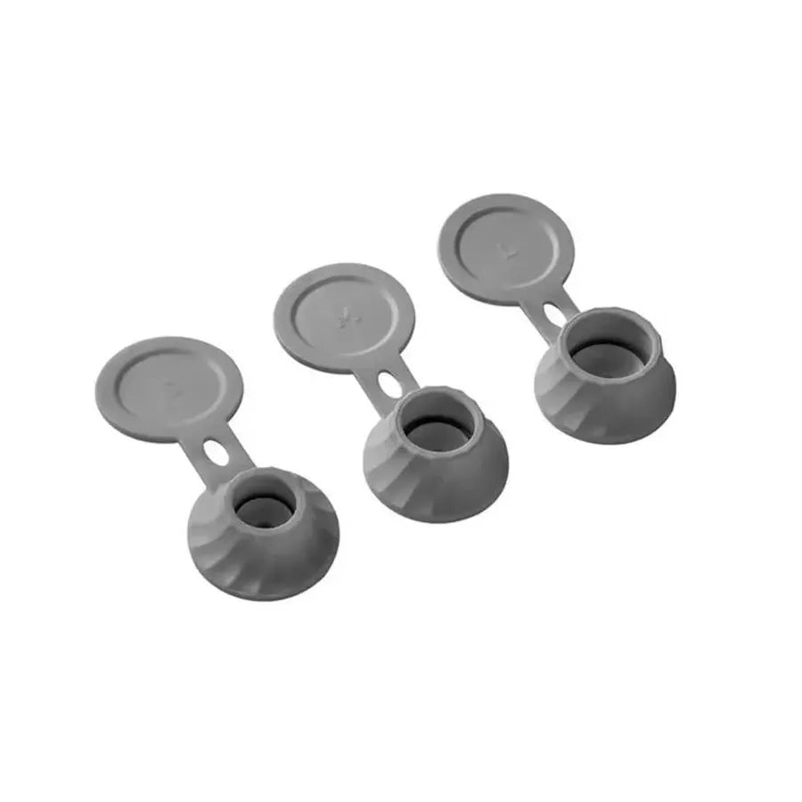 Bottle Emptying Caps, 3/6pcs Adapters Transfer Connector, 3 Sizes Inverted Caps Flipping Bottle, Inverted bottle cap Get Ever