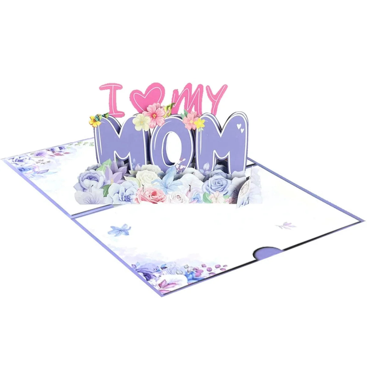 3D Pop-Up Happy Birthday Rose Card - Perfect for Anniversaries, Mother's Day, Weddings - Greeting Women,Youngsters with Envel