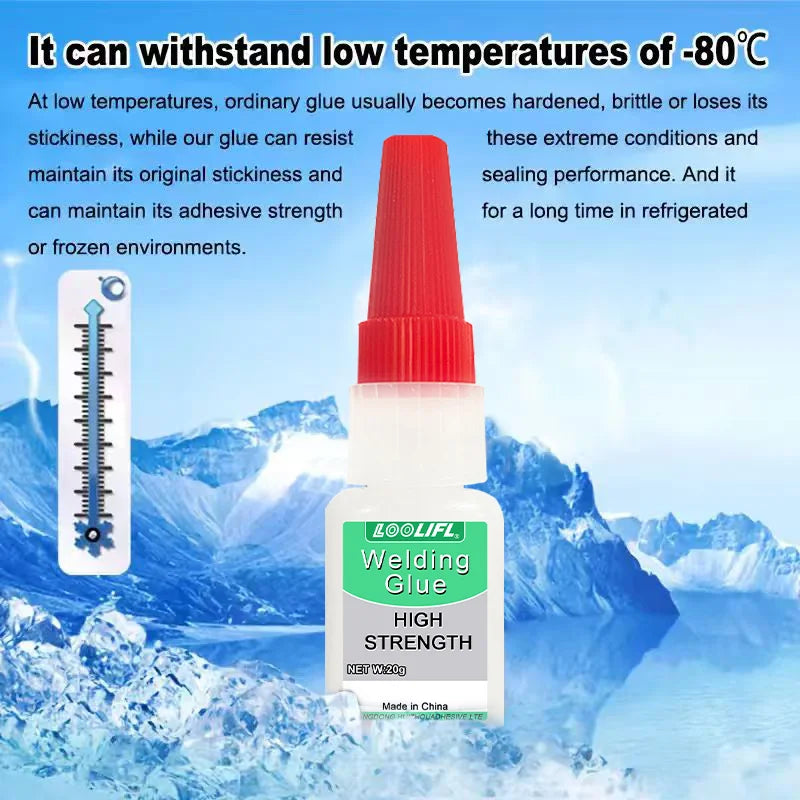 Special glue for refrigerator, super glue, plastic glue, refrigerator seal, transparent, low temperature tolerance, antifreez