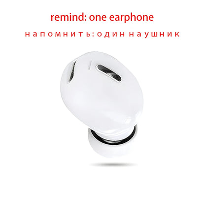 New Wireless Earphones Bluetooth 5.0 Headphones With Mic in-Ear Sports Waterproof TWS Earbuds Bluetooth Handsfree Single Head