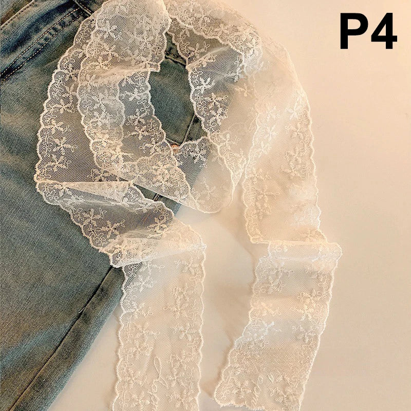 Sweet Lace Elastic Bow Tie Bohemian Waist Chain Belt for Women Fashion Sweater Chain Waist Seal Body Decor Accessories - Styl