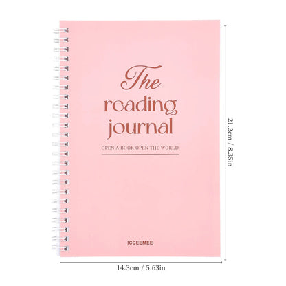 112 Pages Reading Log Journal Built-in Book Review Pages Planning Design For Reading Enthusiasts Students Teachers