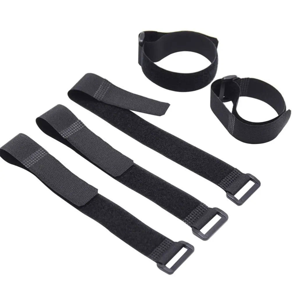 10-100pcs Reusable Hook and Loop Tie-downs Adjustable Nylon Cable Ties Nylon Fasteners Cord Straps Organizer for Securing Wir
