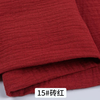 Double Gauze Cotton Fabric 100% Cotton for DIY Craft Sewing Material Dress Towel Bedding Sets Cheesecloth Table Runner Fabric