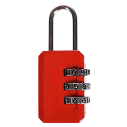 3 Digit Resettable Combination Padlock Luggage Case Padlock Box Black Lock Coded Lock School Gym Locker Sheds 2022