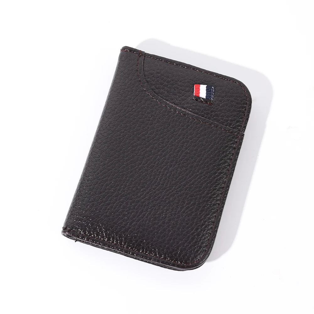 Portable Super Slim Soft Wallet PU Leather Mini Credit Card Wallet Purse Card Holders Men Wallet Thin Small Short Wallets - b