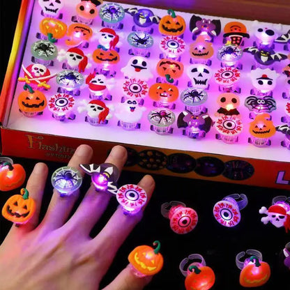 10/20PCS Glowing Ring Toy Kids Gift Birthday Party Favor Gift Friends Guest Giveaways Carnival Christmas Gifts Children Pinat