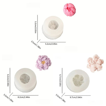 Lotus Flower Silicone Mold，For resin crafting - Suitable for candles、DIYCrafts、Valentine's Day、Mother's Day、Christmas Decorat