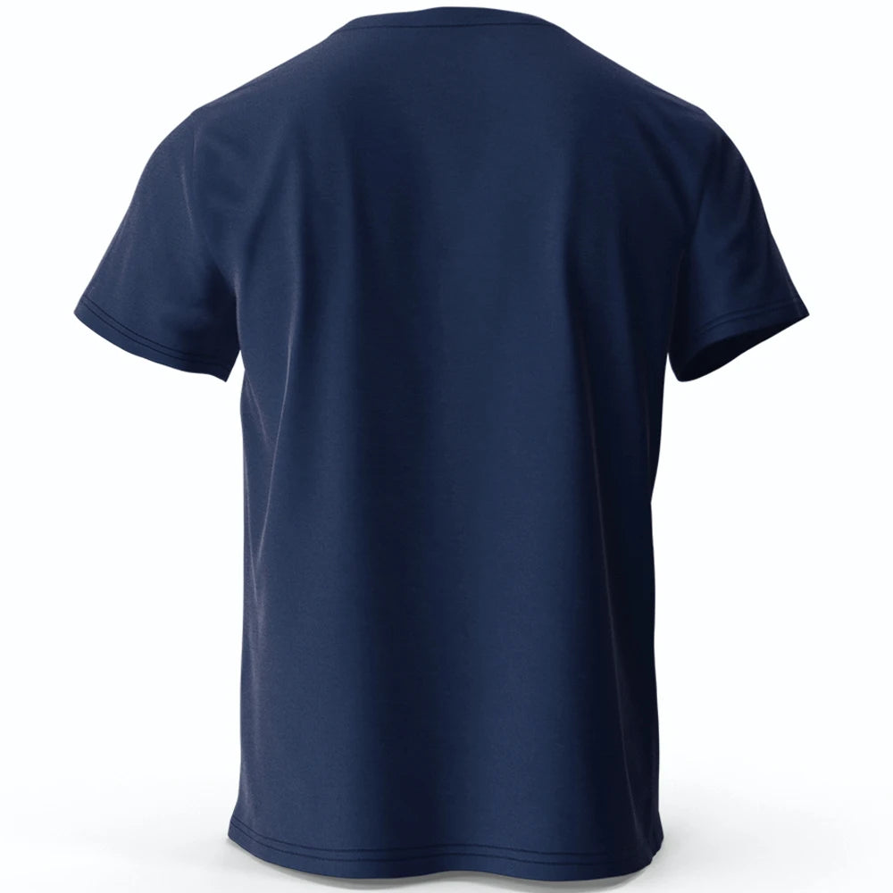Minimalist Tiger Silhouette Printed 100% Cotton T-Shirt, Breathable Round Neck Short Sleeve Tee for Men & Women