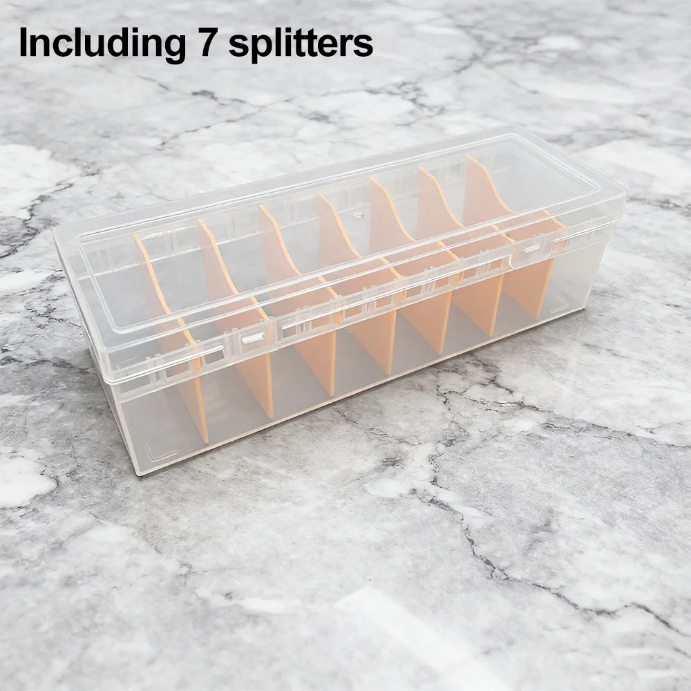 Holds 800+ Trading Card Storage Box for MTG PKM Cards Plastic Large Clear Compartmentalized Organizer Card Case for Sports PT