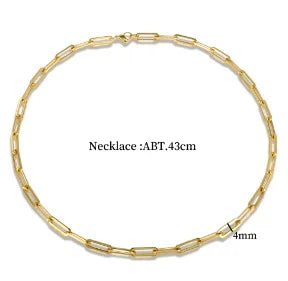 Stainless Steel Vintage Textured Delicate Necklace - C15