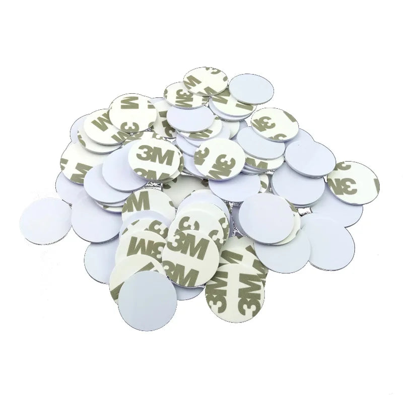 5YOA 5/10/20pcs Rfid Smart Chip T5577 Coin Card Sticker Id 125khz 25mm Replicable Label Token Rewritable Key Em4305 Badge