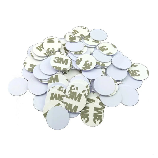 5YOA 5/10/20pcs Rfid Smart Chip T5577 Coin Card Sticker Id 125khz 25mm Replicable Label Token Rewritable Key Em4305 Badge