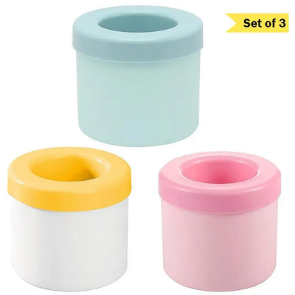 Silicone Ice Cube Mold Round Ice Bucket Summer Homemade DIY Refrigerator Freeze Ice Maker Creative Ice Cube Mold Barware Tool
