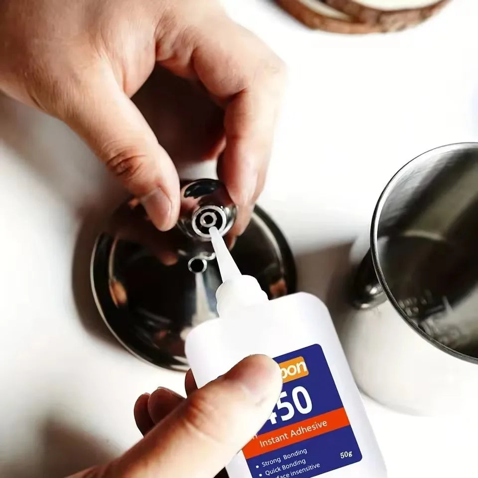 5Sec Super Glue Strong Bond for Shoes/Glass/Metal/Wood/Plastic,Ceramic Quick Dry Industrial Strength Instant Adhesive