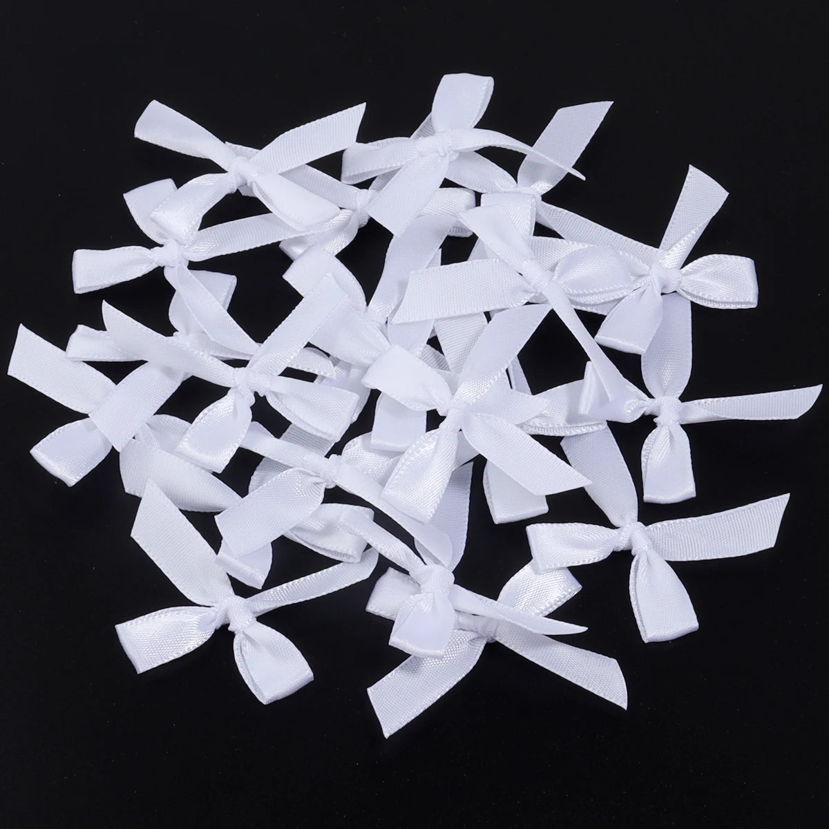 50 Pcs/Lot 4*3.5cm Fresh Pink Ribbon Bows Small Size Satin Ribbon Bow Flower Craft Decoration Handwork DIY Party Decoration -