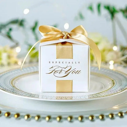 New Wedding Favors Gift Box Souvenirs Gift Box With Ribbon Candy Boxes For Christening Baby Shower Birthday Event Party Suppl