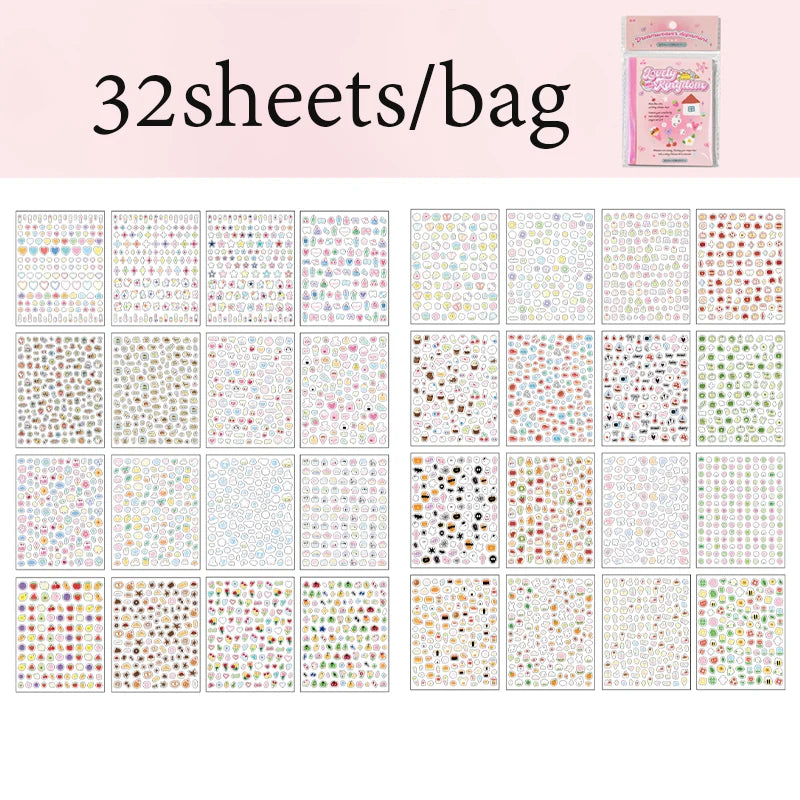 Mr Paper,kawaii Mini Deco Sticker Book scrapbooking stickers stickers aesthetic cheap stationery supplies journaling statione