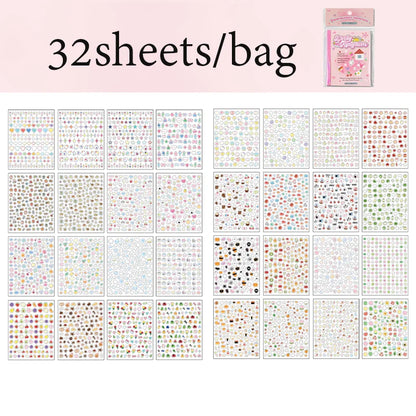 Mr Paper,kawaii Mini Deco Sticker Book scrapbooking stickers stickers aesthetic cheap stationery supplies journaling statione